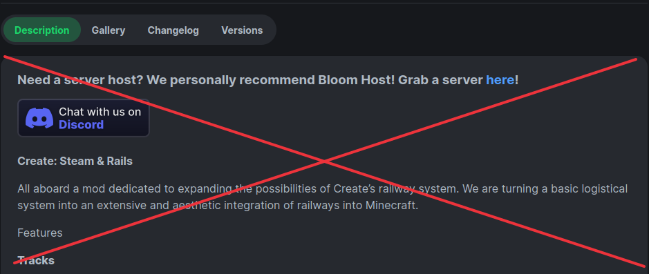 Where not to put create